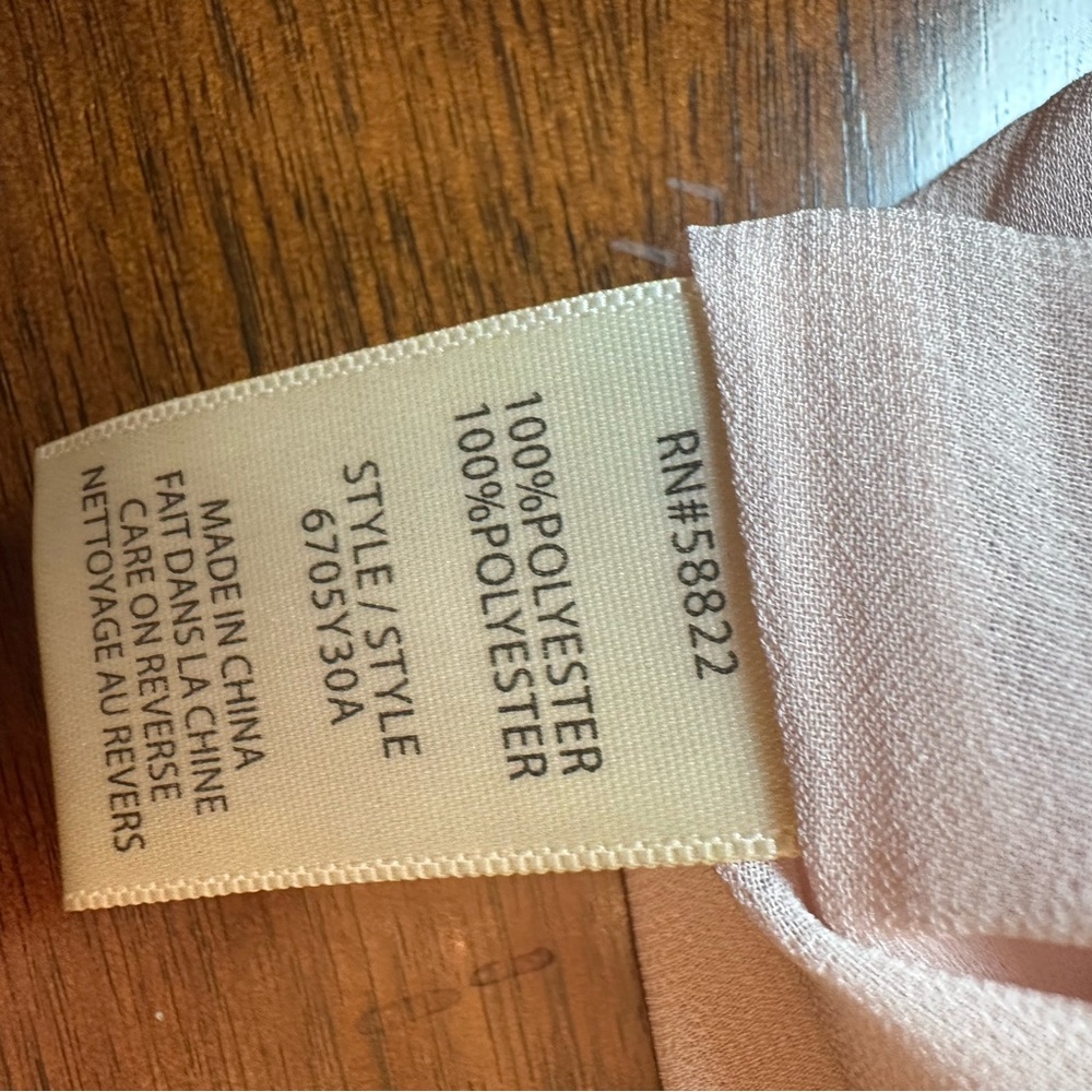 Max Studio Floral Sleeveless Tie-Neck Blouse | Pink & White - Picture 8 of 9